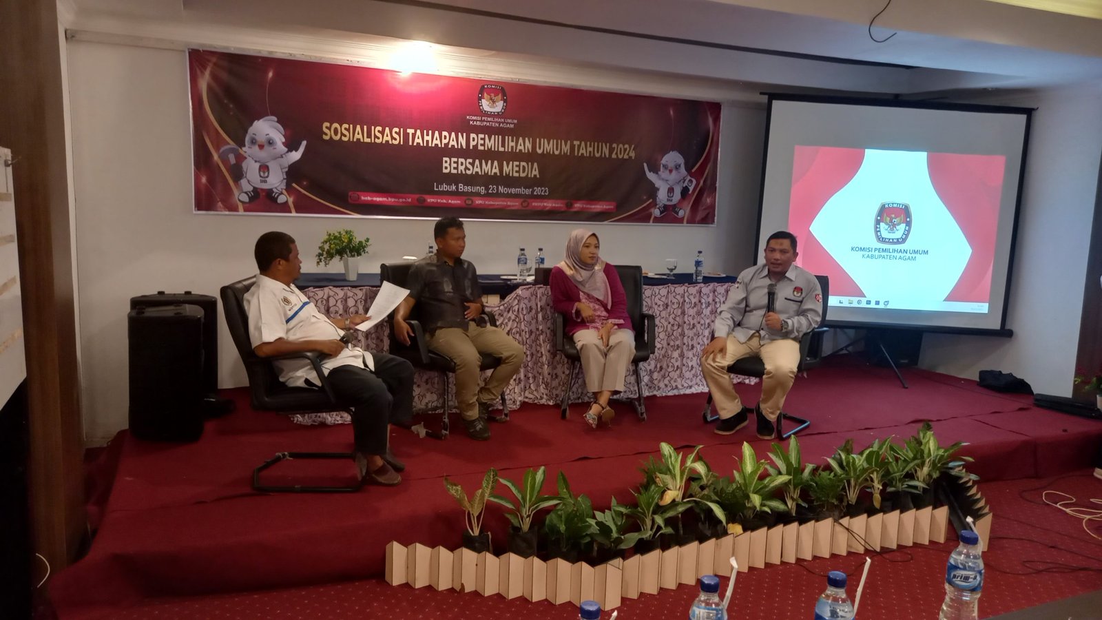 Kpu Agam Gelar Sosialisasi Tahapan Pemilihan Umum Dengan Media Se