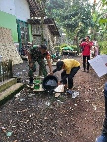 Preventing Dengue Outbreaks, TNI in Lumajang Invites People to Maintain Environmental Cleanliness