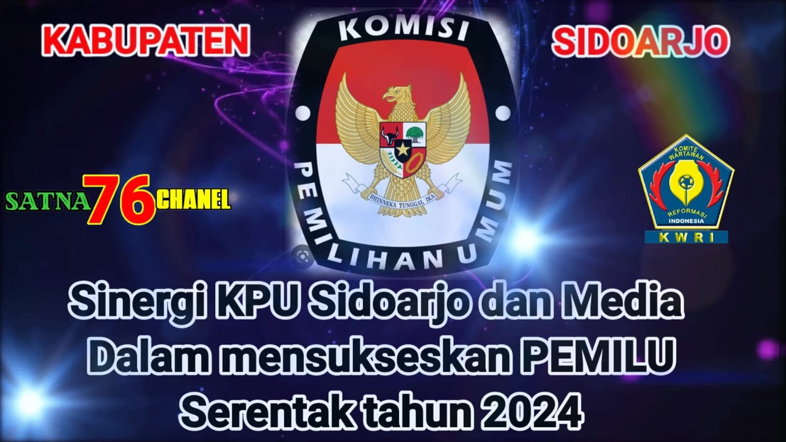 Sinergi KPU Sidoarjo Dan Media Dalam Mensukseskan PEMILU Serentak Tahun ...