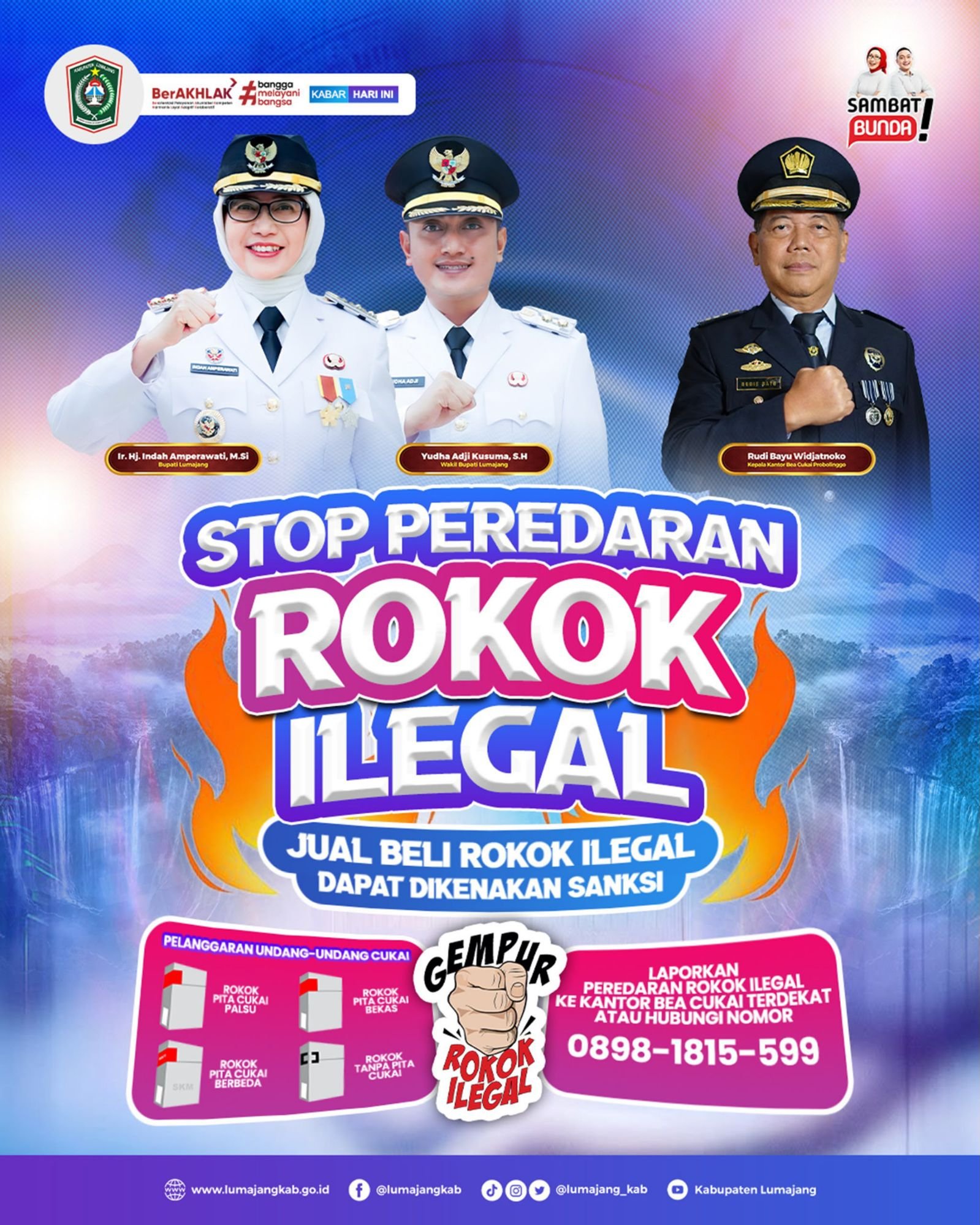 Gempur Rokok Ilegal Benuanews