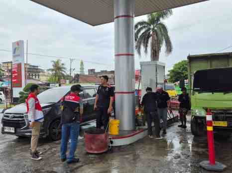 Polresta Jambi, Pertamina, dan UPTD Metrologi Tertibkan SPBU: Pastikan BBM Subsidi Tepat Sasaran