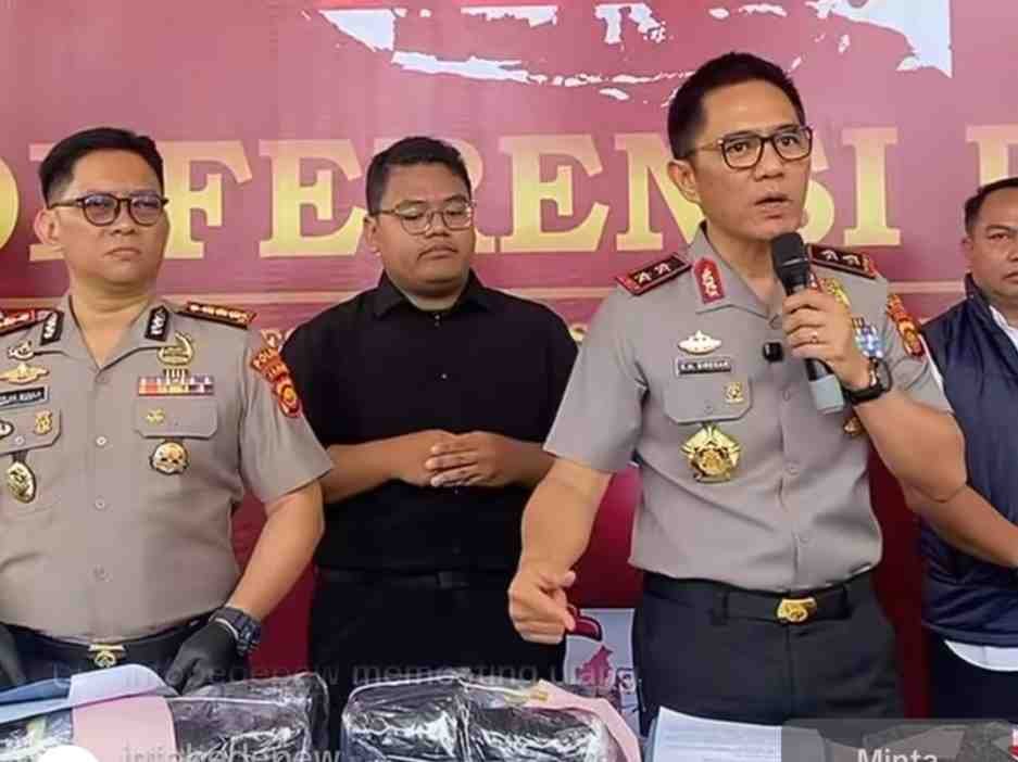 Jaringan Narkoba Pekanbaru–Palembang Dibongkar di Jambi,Nilai Sitaan Capai Rp25,9 Miliar
