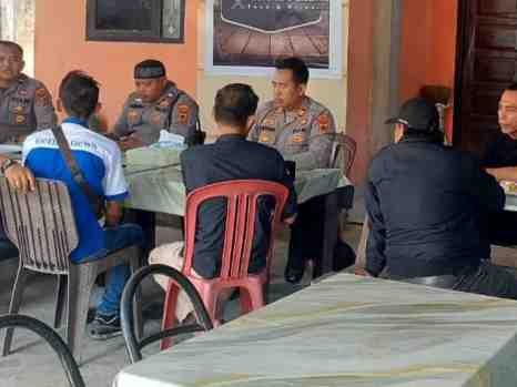 Mempererat silaturahmi polsek nipah panjang gelar kegitan Coffee Morning bersama awak Media Dan LSM.