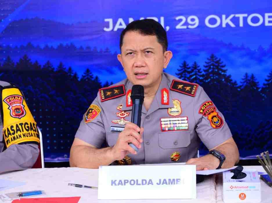 Polda Jambi Ungkap 19 Kasus Karhutla, 16 Tersangka dan 112 Hektare Lebih Lahan Terbakar