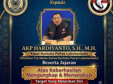 Tim MSN Apresiasi Ketegasan Satres Narkoba Polres Labuhanbatu: Target yang Melarikan Diri Berhasil Diringkus Tanpa Ampun