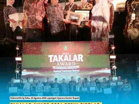 Takalar Award 2026 Resmi Digelar, Bupati Firdaus Daeng Manye Tegaskan Inovasi Jadi Budaya Kerja ASN