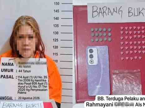 Tebarkan Ancaman Narkoba di THM, Wanita Pengedar Ekstasi di Rantauprapat Digulung Satres Narkoba Polres Labuhanbatu