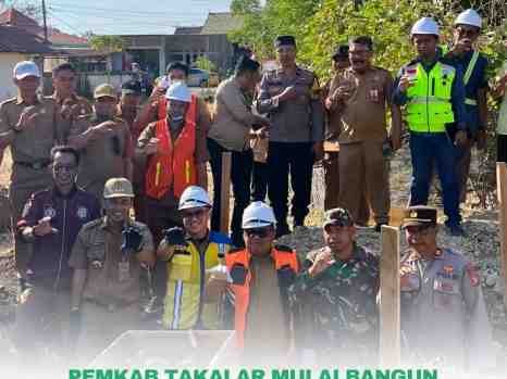 Pemkab Takalar Mulai Bangun Kantor Kecamatan Laikang, Bupati Daeng Manye: Perkuat Pelayanan bagi Masyarakat Pesisir