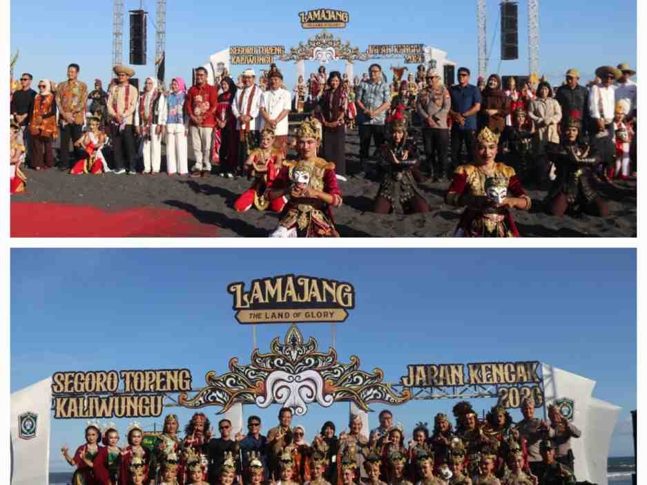 Kasdim 0821/Lumajang Hadiri Festival Segoro Topeng Kaliwungu 2026, Puluhan Ribu Pengunjung Semarakkan Pelestarian Budaya Lumajang