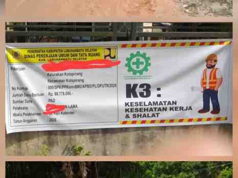 Proyek Box Culvert Rp99,7 Juta di Kotapinang Disorot, Warga Minta Inspektorat dan Kejari Labusel Periksa