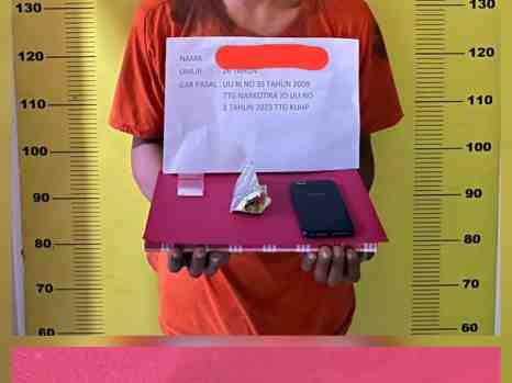 Polisi Tangkap Pria Bawa Sabu 2,06 Gram di Perkebunan Sei Rumbia Labusel