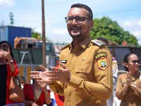 Bupati Labusel Fery Sahputra Simatupang S.H Resmikan Gereja Bethel Indonesia Dikampung Mangga
