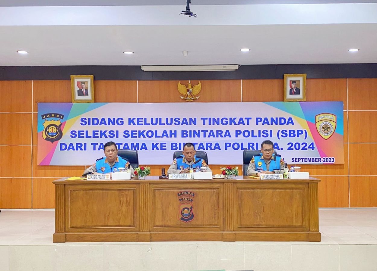 Polda Jambi: Sidang Penetapan Kelulusan Seleksi Sekolah Bintara Polisi ...