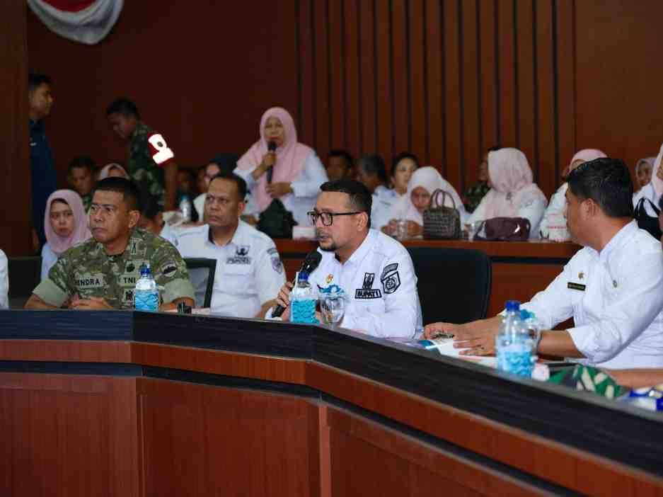 Bupati Fery Pimpin Rapat Koordinasi Pemetaan Aset dan Lahan Koperasi Merah Putih 2025
