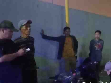 Polsek Ciwandan Patroli Malam Amankan Kamtibmas Lingkungan Masyarakat