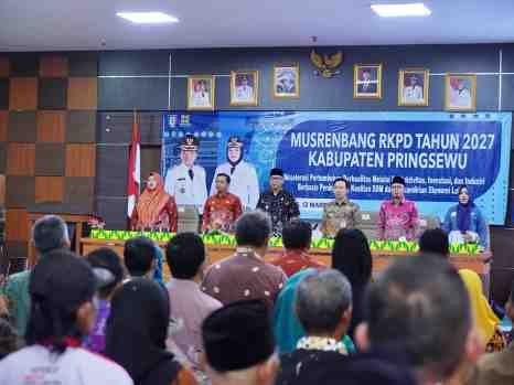 Buka Musrenbang RKPD Pringsewu, Gubernur Mirza Dorong Penguatan Sektor Unggulan Daerah