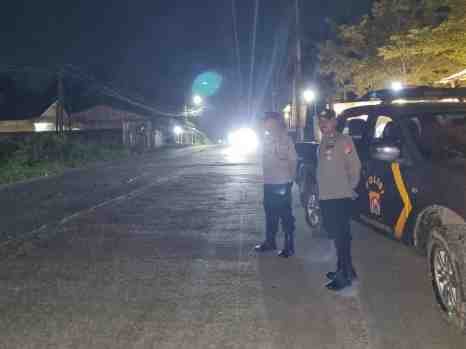 Antisipasi Balapan Liar,Kanit Samapta Polsek Rangkasbitung Polres Lebak Patroli Mobile