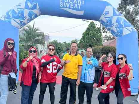 Wakili Kapolres Serang, Kabagops Hadiri Pancasila Run 2026 di Makodim 0602/Serang