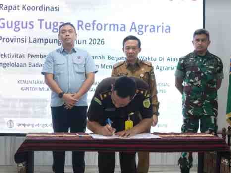 Kolaborasi Multisektoral Diperkuat, Lampung Wujudkan Reforma Agraria untuk Kesejahteraan Rakyat