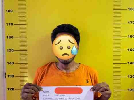 Satresnarkoba Polres Labusel Ciduk RH Saat Ingin Mengedarkan Barang Haram