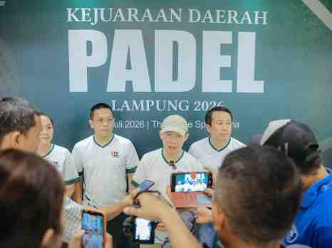 Kejurda Padel Lampung 2026 Resmi Dimulai, Sekdaprov Tekankan Sportivitas dan Dorong Pembinaan Atlet