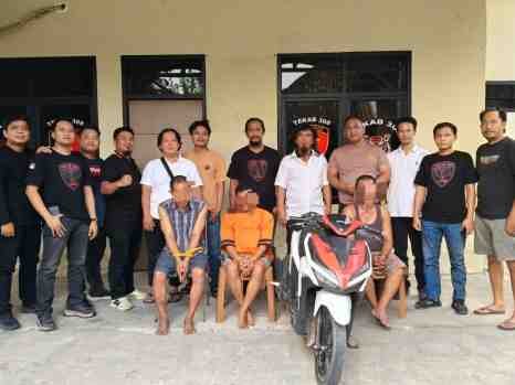 Motor Hilang Misterius dari Ruang Tamu, Tiga Pria Diciduk Tim URC Polres Tulang Bawang