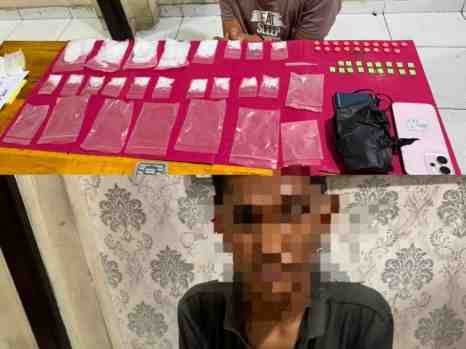 Polres Siak Bongkar Peredaran Narkoba di Kandis, 257 Gram Sabu dan 36 Pil Ekstasi Disita