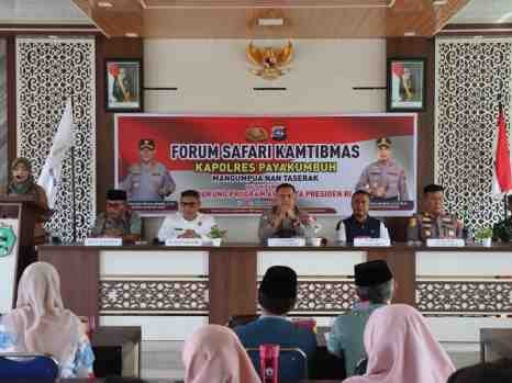 Safari Kamtibmas ” Mangumpua Nan Taserak” Kapolres Payakumbuh Ajak Warga Bersinergi Jaga Keamanan 