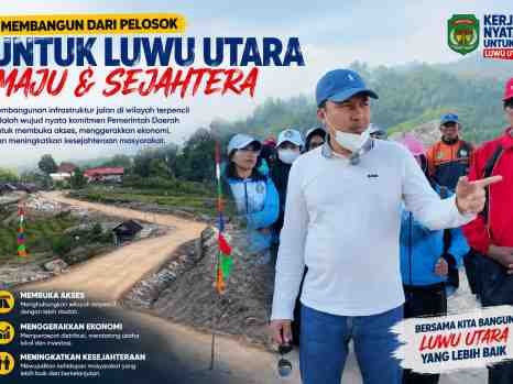 *Meriahkan HUT ke-81 RI di Rongkong, Bupati Andi Rahim Jajal Jalan Baru 16 Km yang Dibangun Tanpa APBD*