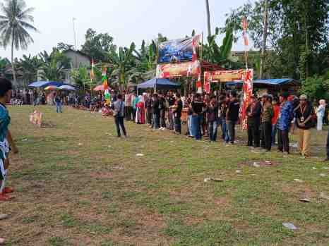Kap‎olsek Rangkasbitung Polres Lebak Bersama Personel Amankan Turnamen Sepak Bola Piala Kades Pabuaran Cup 2026 di Babak Final