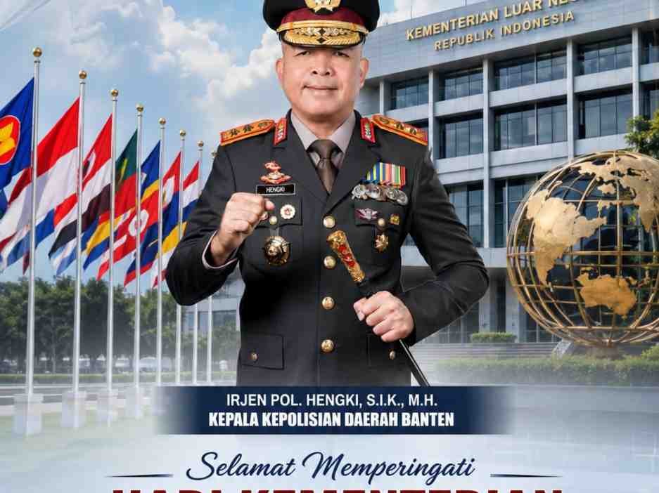 Polda Banten Apresiasi Peran Diplomasi Indonesia di Hari Kementerian Luar Negeri