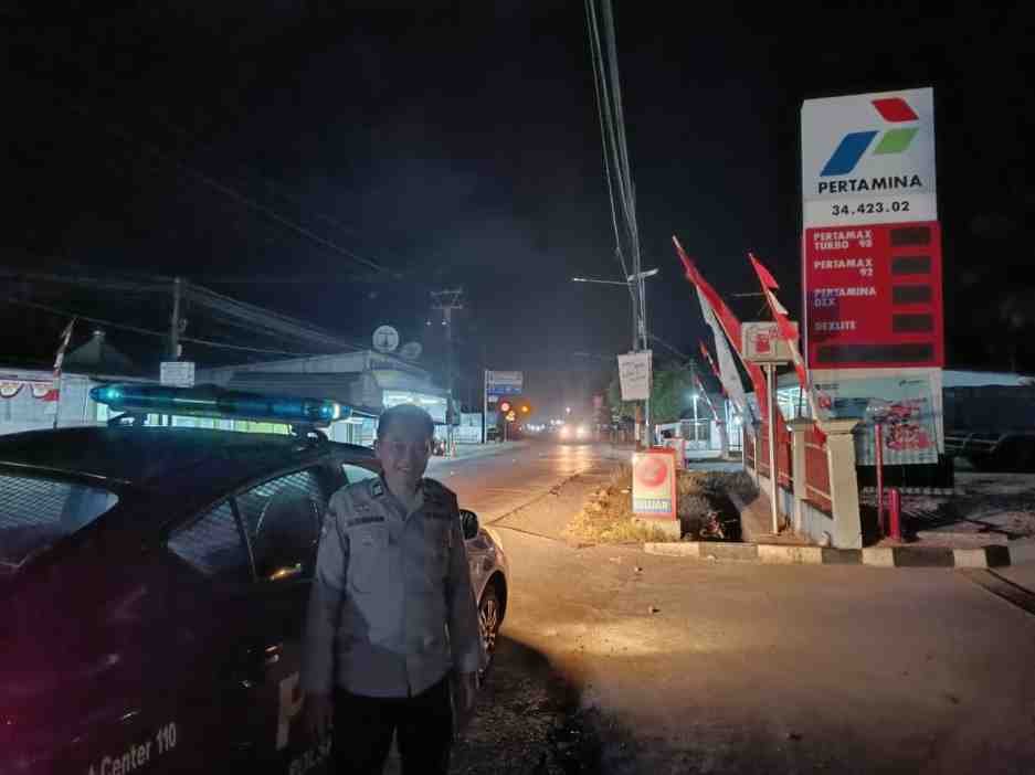Antispasi Kriminalitas di Obyek Vital Personil Polsek Malingping Polres Lebak Laksanakan Patroli