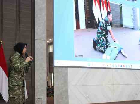 Jelang HUT Ke-81 TNI, Kodam XIX/Tuanku Tambusai Ikuti Vidcon Nasional Bantuan Hidup Dasar