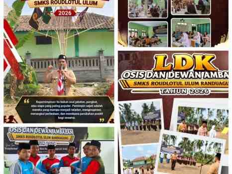 Bukan Sekadar LDK! SMKS Roudlotul Ulum Randuagung Gembleng 40 Calon Pemimpin Muda Lewat Kepemimpinan, Bakti Sosial dan Muhasabah