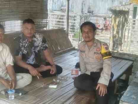 Bhabinkamtibmas Polsek Malingping Polres Lebak Sambang Warga, Ciptakan Kamtibmas Kondusif