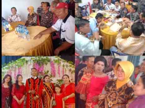 Resepsi Pernikahan Yulius Giawa S.H & Herlina Meriah, Tokoh Masyarakat Nias Sambut Kehadiran Bupati Siak