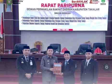 Semua Fraksi DPRD Takalar Sepakat, Desa Persiapan Tarang Towaya Selangkah Lagi Jadi Desa Definitif