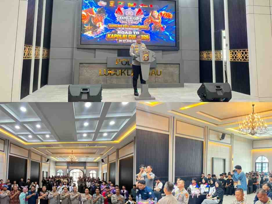 HUT Bhayangkara ke-80, Polres Lubuk Linggau Ajak Remaja Berkarya Lewat Turnamen E-Sport
