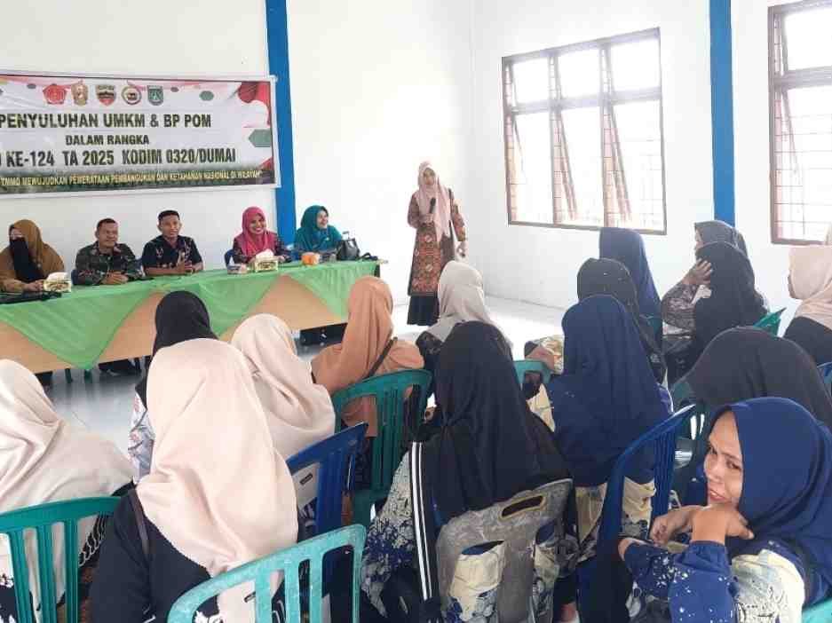 TMMD ke-124: Semangat UMKM Berkobar di Bukit Kayu Kapur Melalui Penyuluhan Produktif