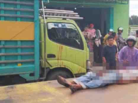 Kejadian Mencekam! Sopir Truk Asal Sidrap Ditikam OTK di Barru Sulsel