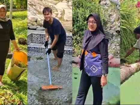 *Sinergi Lintas Sektor, UPT dan Bidang Pariwisata Disporapar Lutra Gotong Royong Bersihkan ODTW Pincara*