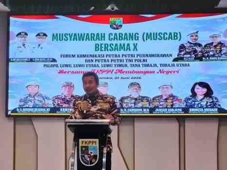 Buka Muscab X Bersama, Bupati Luwu Utara Sebut FKPPI Organisasi Legend dan Pencetak Generasi Hebat*